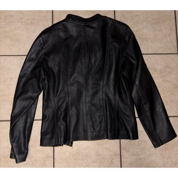 100% Lamb leather jacket size medium Armando Bueno women’s - Picture 3 of 3